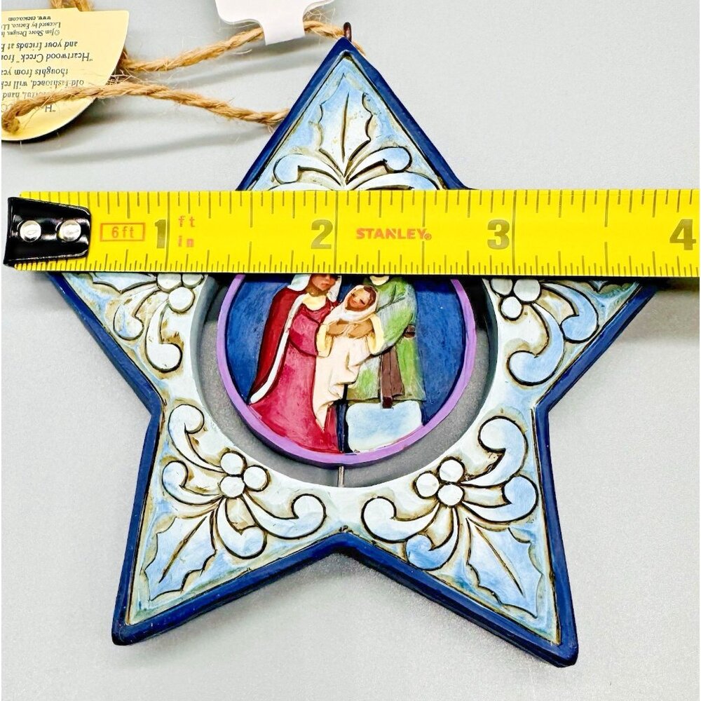 Jim Shore Nativity Star For Unto Us A Child Is Born Spinner Christmas Ornament - Picture 5 of 5